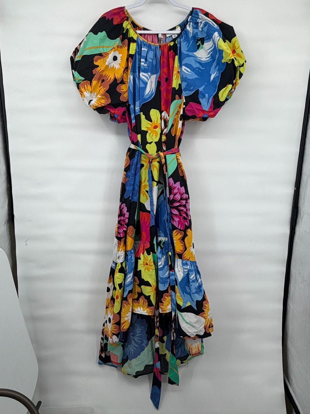 Christopher John Rogers Target floral cotton puff sleeve maxi dress
